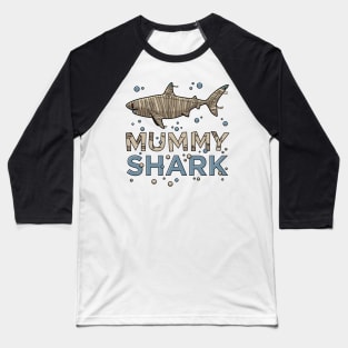 Halloween Mummy Shark Funny Gift Women Men Boys Girls Baseball T-Shirt